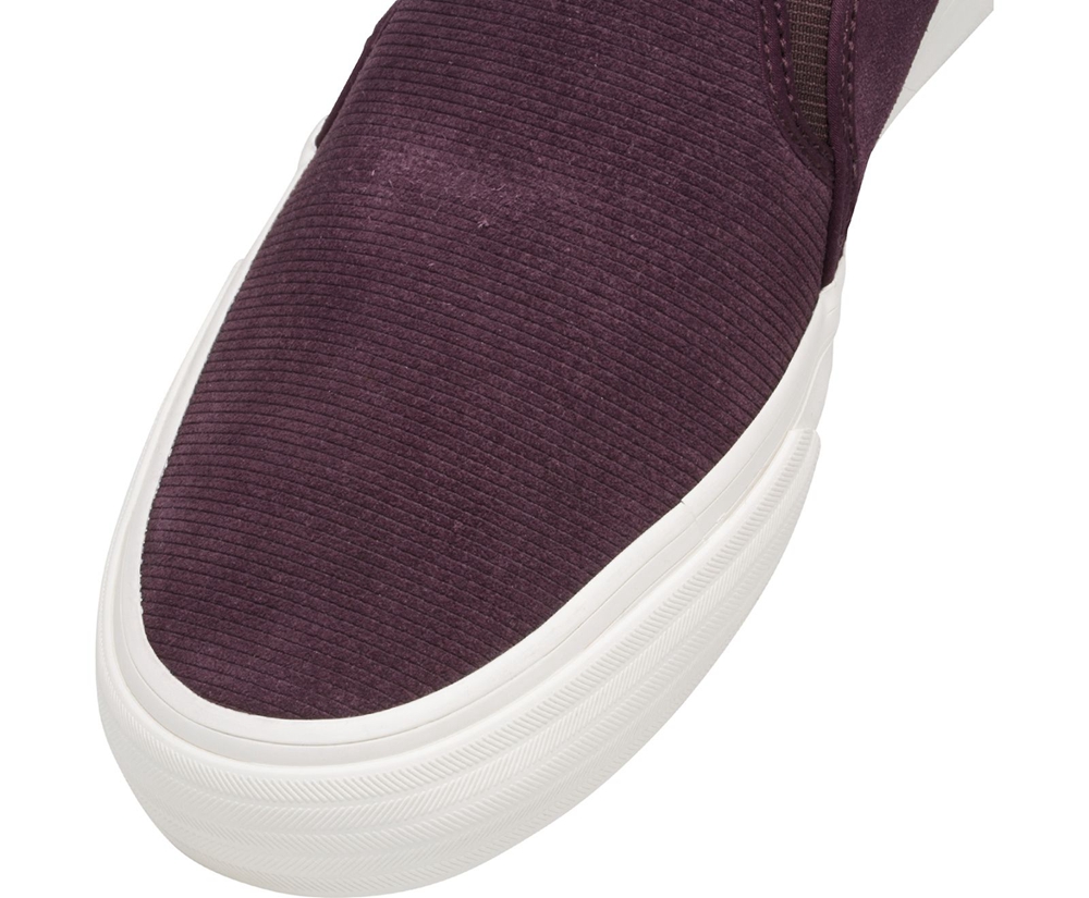 Slip Ons Keds Femme Violette - Double Decker Suede - 432-XBMYVG